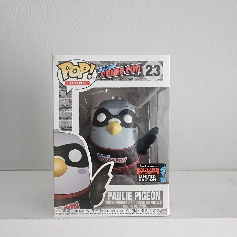 New In Box- Funko Pop! Icons Paulie Pigeon- New York Comic Con Exclusive- #23
